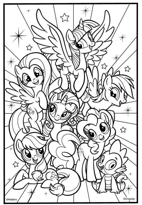 My Little Pony Printable Coloring Sheets