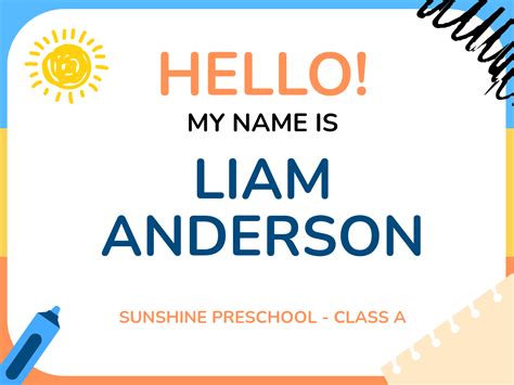 My Name Is Template