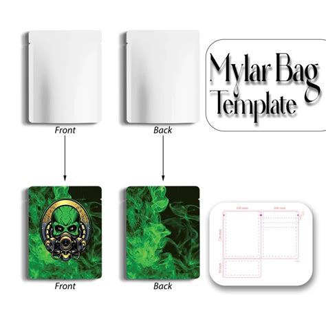 Mylar Bag Template