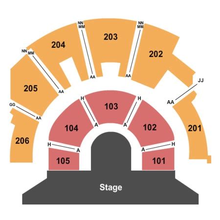 Mystere Theater Seating Chart