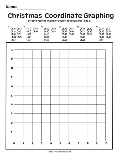 Mystery Graph Pictures Printable Free