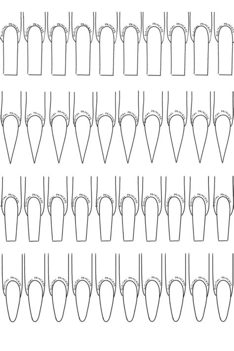Nail Template For Designs