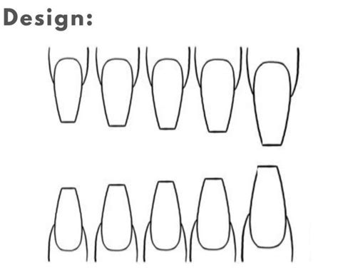 Nail Templates Png