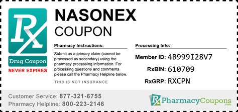 Nasonex Coupons Printable