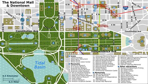 National Mall Map Printable
