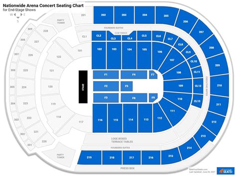 Nationwide Arena Concert Seating Chart