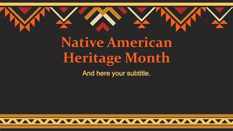 Native American Slides Template