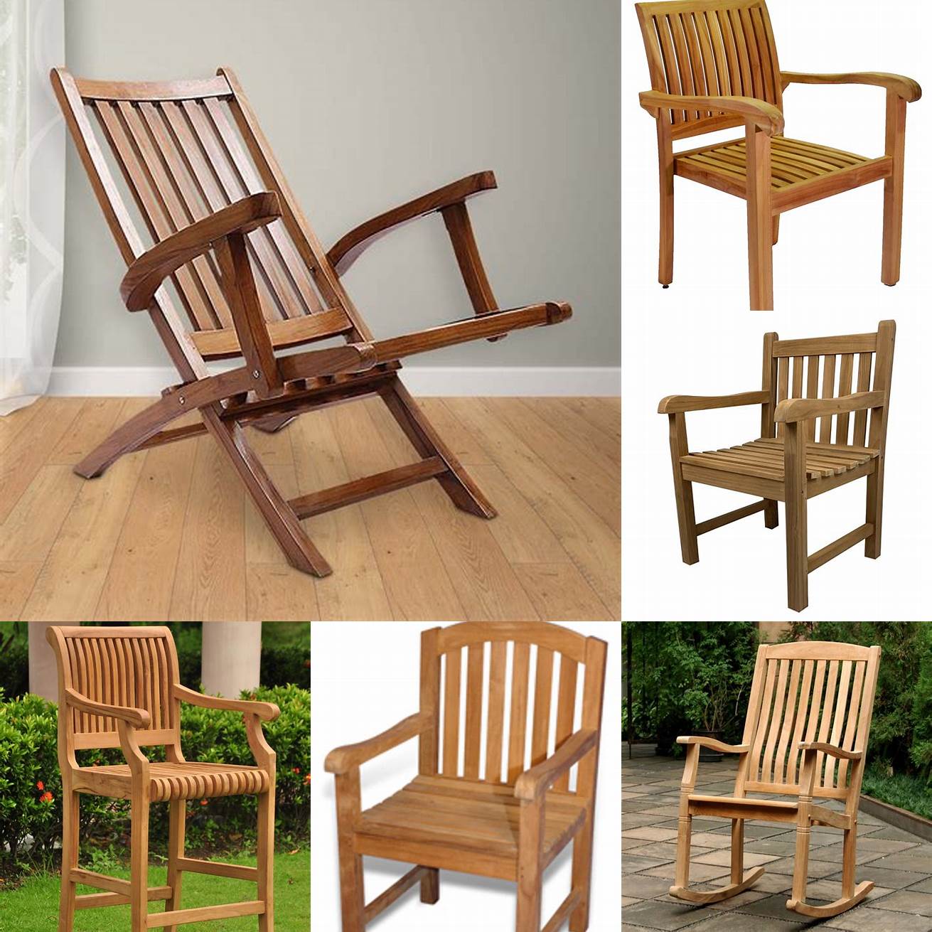 Natural Teakwood Chairs