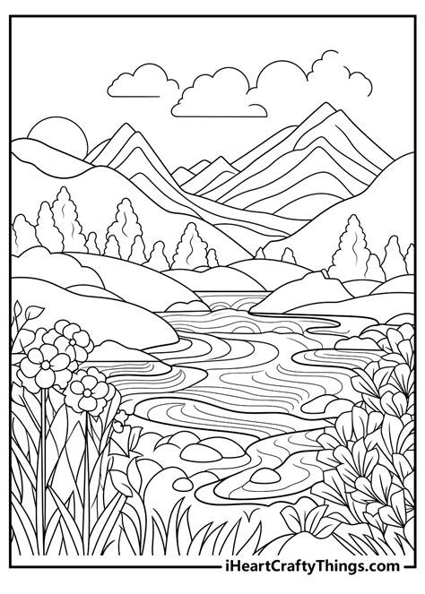 Nature Coloring Sheets Printable