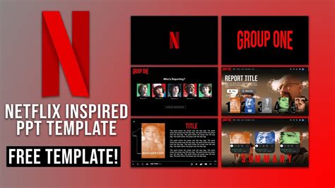 Netflix Template Google Slides