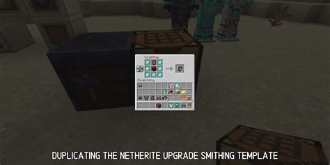 Netherite Upgrade Smithing Template Recipe