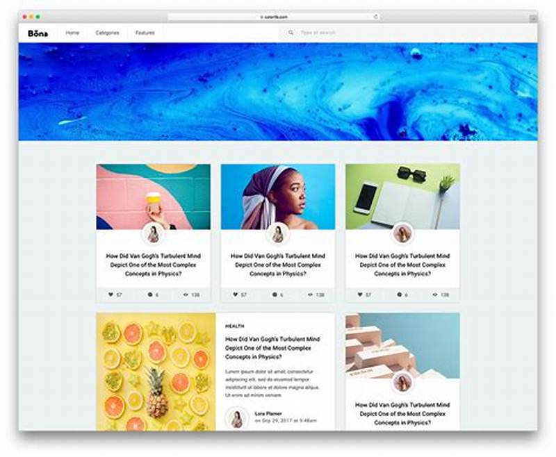 New Responsive Blog Bootstrap Template