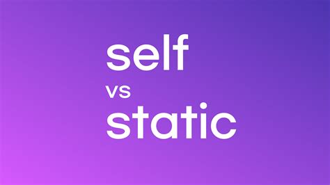 New self vs new static