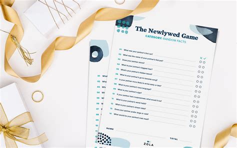 Newlywed Game Printable