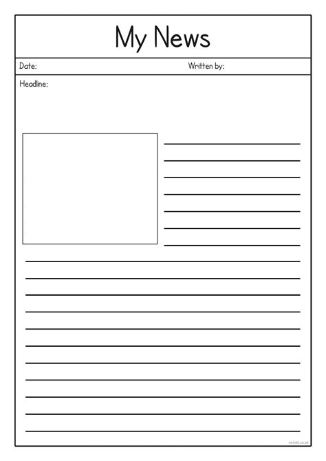 News Paper Article Template