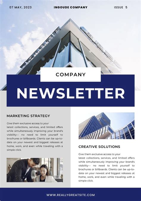 Newsletter Template For Email
