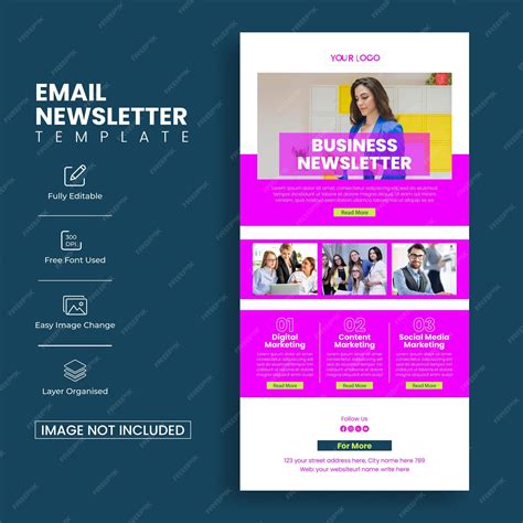 Newsletter Website Template