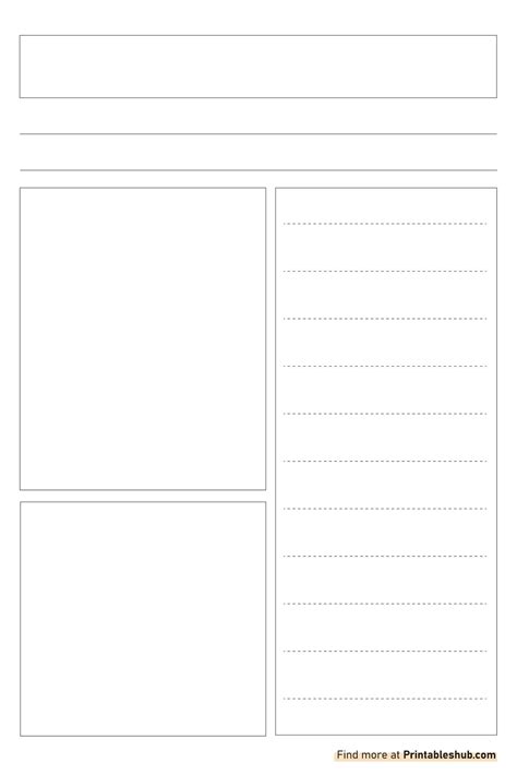 Newspaper Template Blank