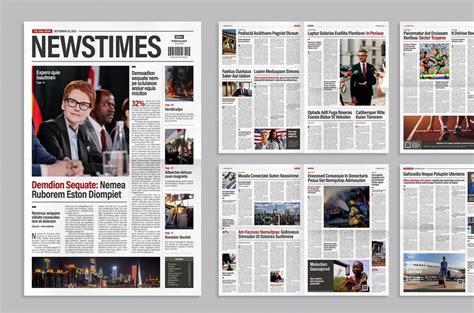Newspaper Template Indesign