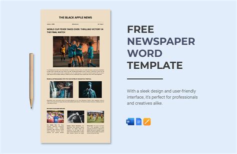 Newspaper Template Microsoft Word Free Download