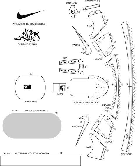 Nike Sneaker Template