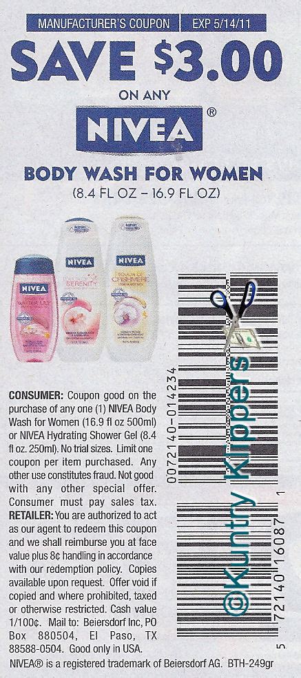 Nivea Printable Coupons