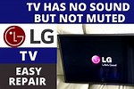 No Picture On LG TV Only Sound
