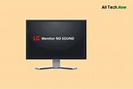 No Sound On LG Monitor