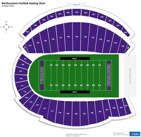 Northwestern University Football Stadium Seating Chart