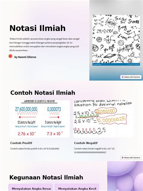 Notasi Ilmiah