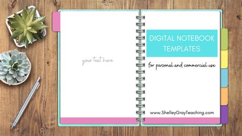 Notebook Template Google Slides