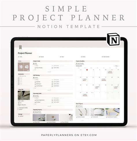 Notion Project Plan Template