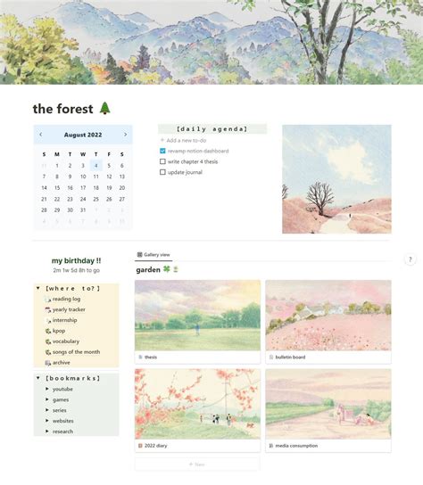 Notion Template Ideas