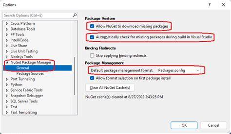 NuGet Package Restore Not Working