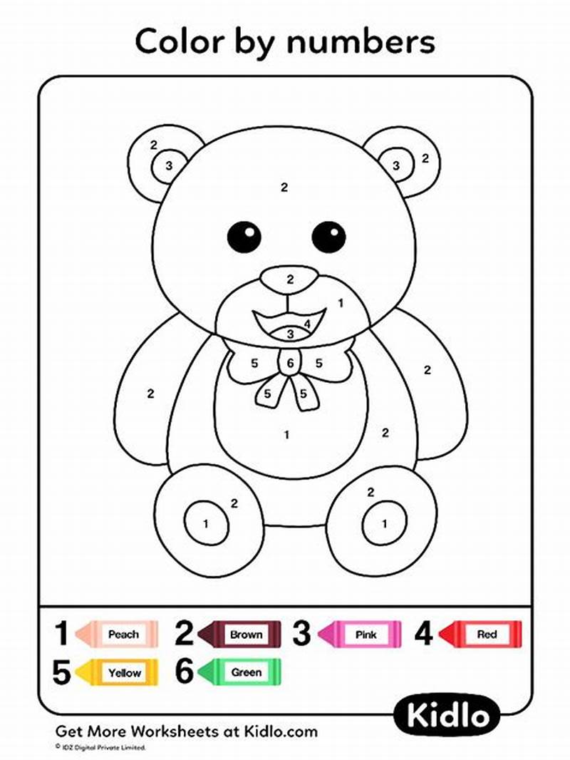 Numbers Coloring Worksheet