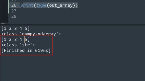 Numpy Array to String