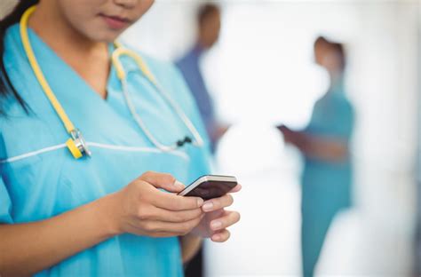 Nurse with Cellphone