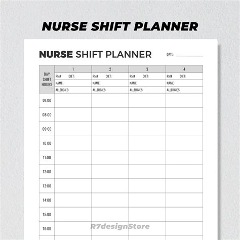 Nursing To Do List Template