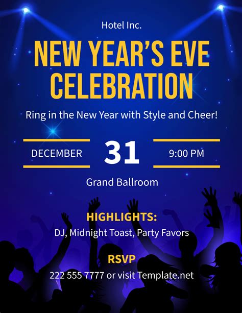 Nye Flyer Template
