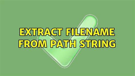 Objective-C Extract filename from path string