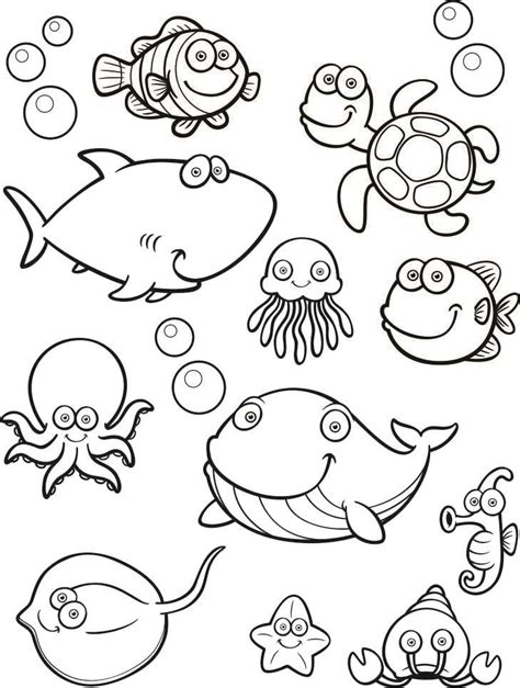 Ocean Creatures Templates