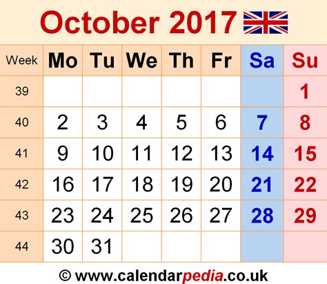 Calendar UK