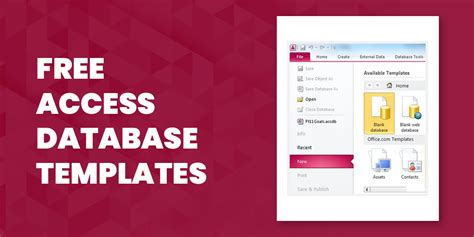 Office Access Database Templates