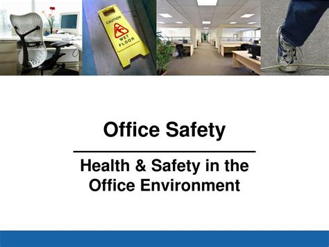 Office Health and Safety Training PPT