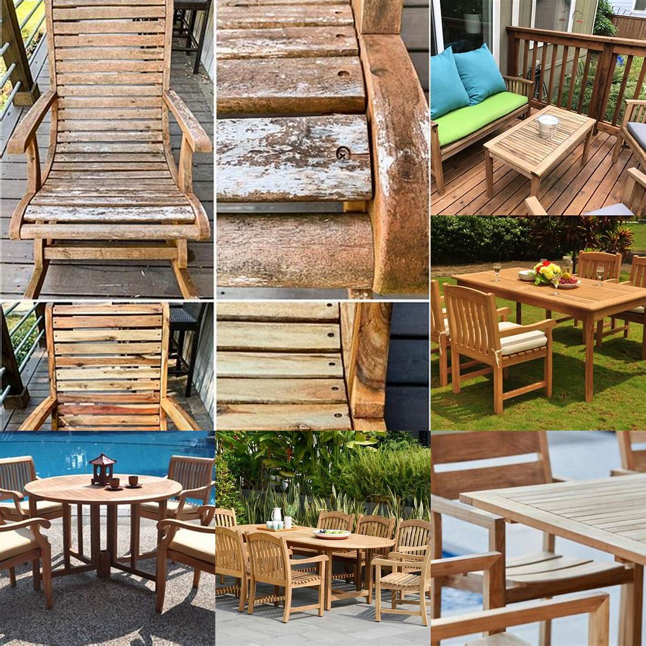 Oiling Teak Outdoor Furniture