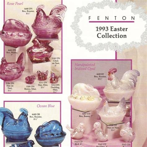 Old Fenton Glass Catalogs