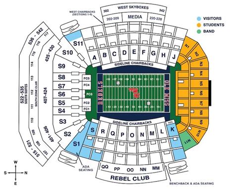 Ole Miss Seating Chart