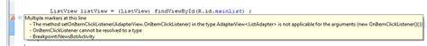 OnItemCLickListener not working in listview