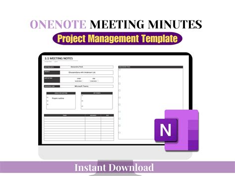 One Note Meeting Note Templates