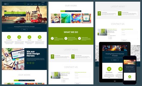 One Page Responsive Template Free Download